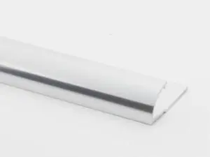 Vroma Bright Chrome Quadrant 2.5M Heavy Duty Aluminium Tile Trims