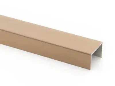 Vroma Brushed Rose Gold Listello V Groove 2.5M Heavy Duty 304 Stainless Steel