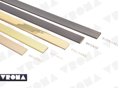 Vroma Brass 1.6mm Inlays Solid Brass 2.5 Meters