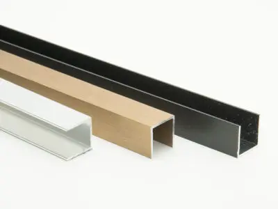 Vroma Shadow Gap U Channel 2.5M Aluminium Profile