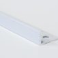 Vroma Samples - vroma-brilliant-white-straight-edge-l-shape-2-5m-heavy-duty-aluminium-tile-trims