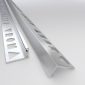 Vroma Samples - vroma-mill-finish-straight-edge-l-shape-2-5m-heavy-duty-aluminium-tile-trims