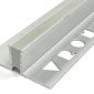 Vroma Samples - vroma-bonded-movement-joints-aluminium-matt-finish-2-5m-heavy-duty-grey-rubber