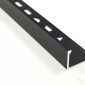 Vroma Samples - vroma-matt-black-straight-edge-l-shape-2-5m-heavy-duty-aluminium-tile-trims