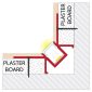 Vroma LED Plaster Board Trims 2.5 Meters - 9-5-internal - 1 - 