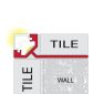 Vroma LED Tile Trim External Box 2.5 Meter (051) - 8mm - 1 - 