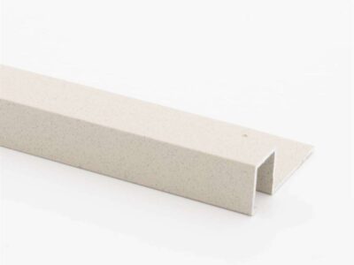 Vroma Sandstone Box Square Edge 2.5M Heavy Duty Aluminium Tile Trims