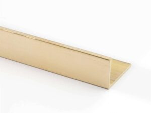 Vroma Polished Brass L Shape 2.5M Heavy Duty Brass Tile Trims