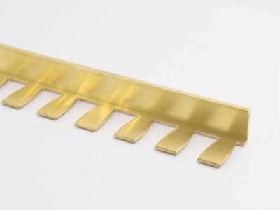 Vroma Formable Brass Natural Finish L Shape 2.5M Heavy Duty Brass Tile Trims