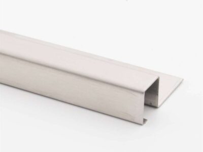 Vroma Brushed Finish Box Shape 2.5M Heavy Duty 304 Stainless Steel Tile Trims