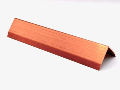 Vroma Solid Copper Brushed Finish Corner Edge Protector External 2.5M Heavy Duty