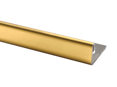 Vroma Polished Gold L Shape 2.5M Heavy Duty 304 Stainless Steel Tile Trims