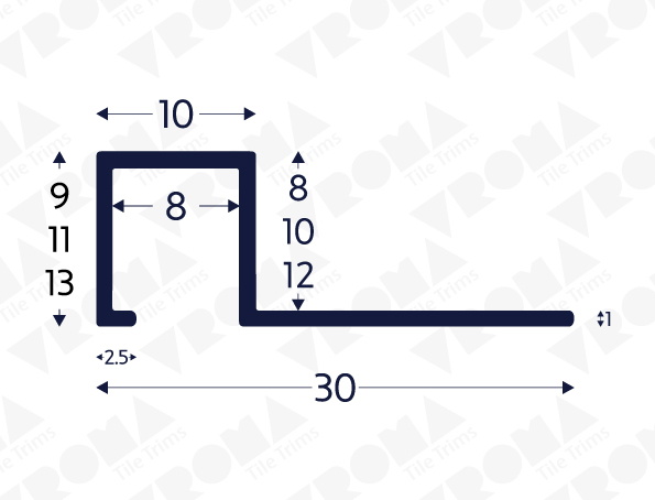 Vroma Trims Diagram