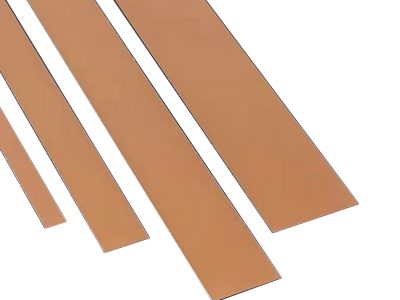 Vroma Brushed Rose Gold Rolled Stainless Steel 304 Self Adhesive 3 Meters