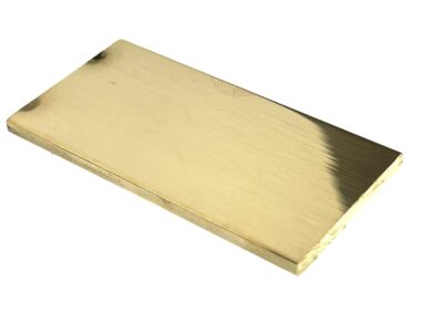 19.05x3.2mm Polished Finish Vroma Brass Inlays Solid Brass (3/4"x1/8")